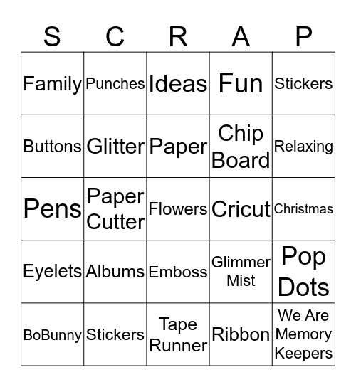 F.R.O.G Retreat Bingo Card Bingo Card