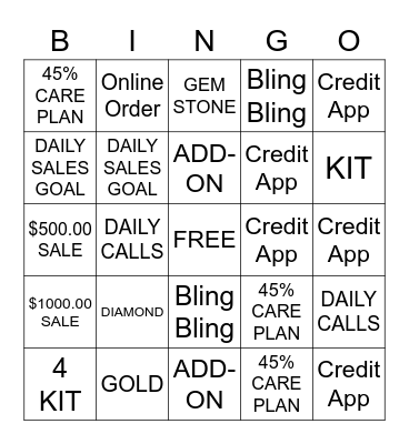BIGGEST JEWELRY SALE OF THE SEASON Bingo Card