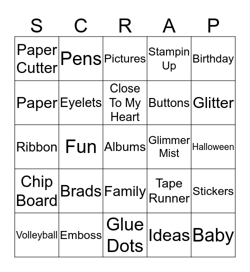 F.R.O.G Retreat Bingo Card Bingo Card