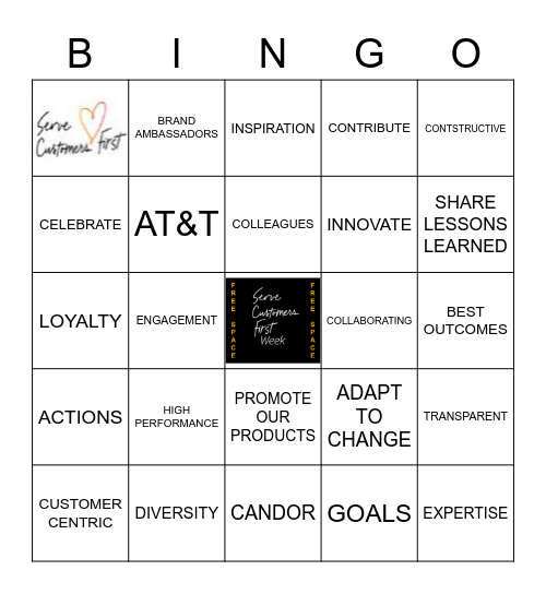 CSW 2020 - 25 Square Bingo Card