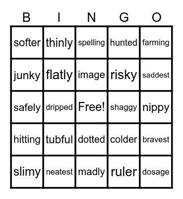 Step 10 Bingo Card