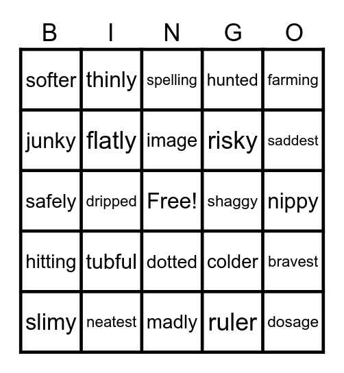 Step 10 Bingo Card