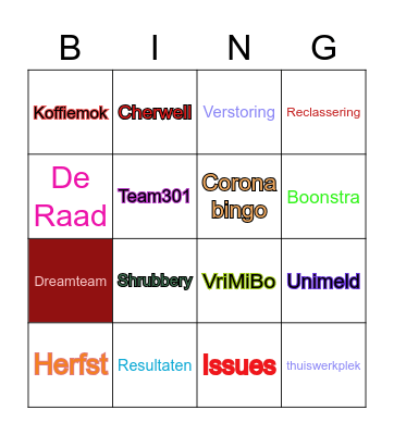 Applicatiebeheer Bingo Card