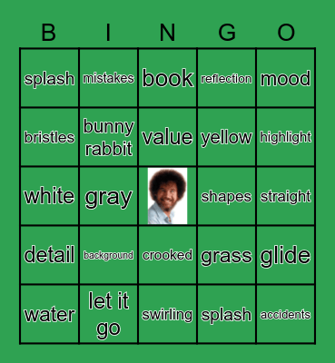 Bob Ross BINGO! Bingo Card