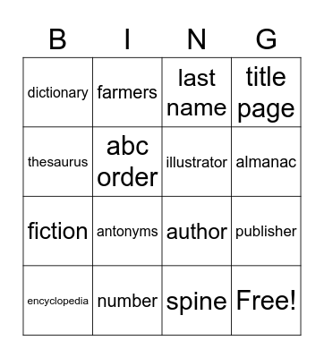 Media Review Bingo Card