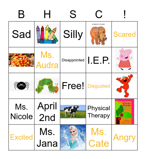 Buffalo Hearing & Speech Bingo! Bingo Card