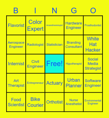 Oh the Places You Could Go Bingo Card