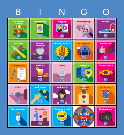 Interest Badge Bingo! Bingo Card