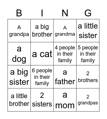 Find someone who has: Bingo Card