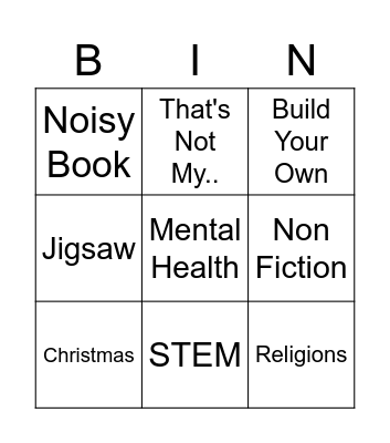 Michelle's Party Bingo Card