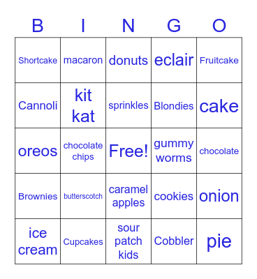 Fun bingo Card