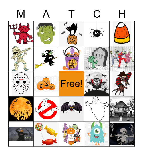 Monster Bingo Card