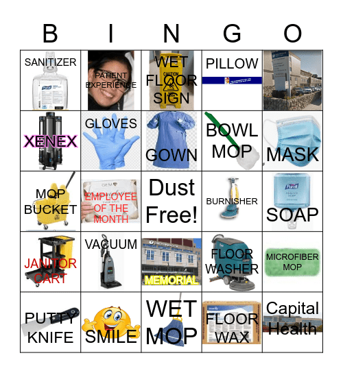 HOUSEKEEPING WEEK Bingo Card