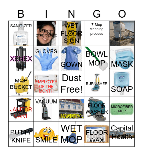 HOUSEKEEPING WEEK Bingo Card