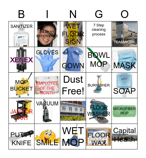 HOUSEKEEPING WEEK Bingo Card