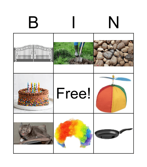 CVC segmenting sounds Bingo Card