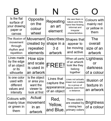 CHICKEN WING  Bingo Card