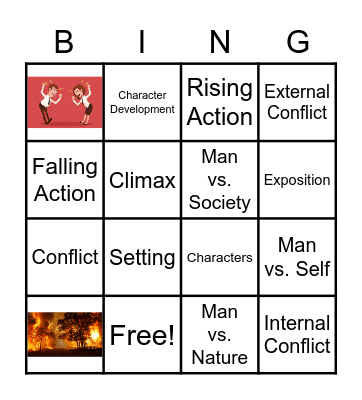 Narrative/Fiction Review Bingo Card