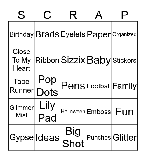 F.R.O.G Retreat Bingo Card
