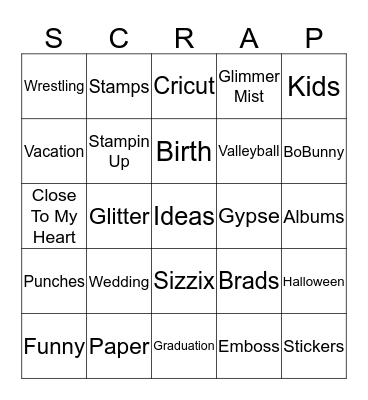 F.R.O.G Retreat Bingo Card