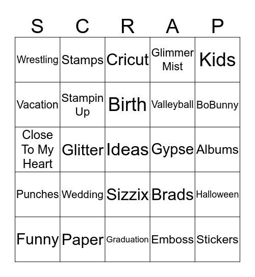 F.R.O.G Retreat Bingo Card