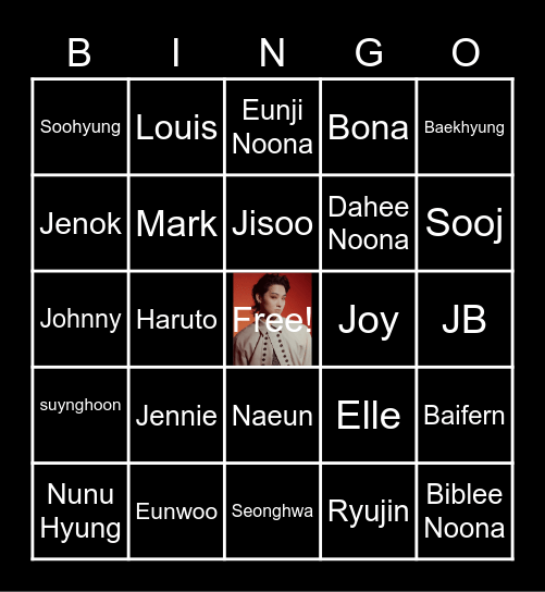 Def. Bingo Card