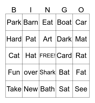 Green Team Spelling Words!! Bingo Card