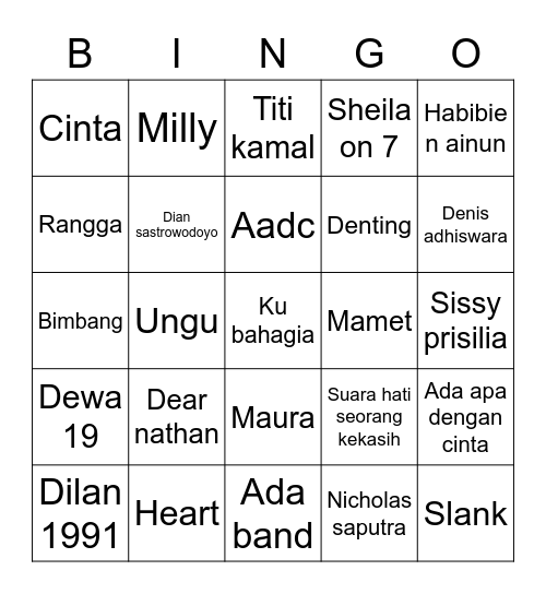 Adeeeel Bingo Card