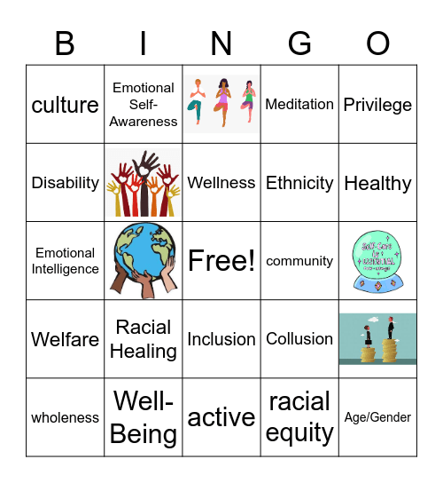 All Staff Bingo Card