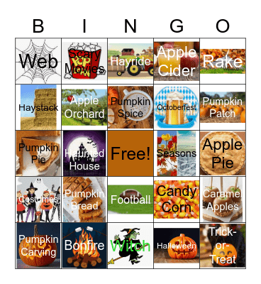 ESAT HHH Fall Bingo Card