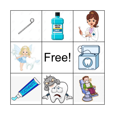 Teeth Time Bingo Card