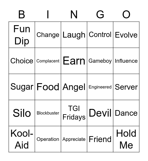 SMPS CO Member Appreciation Bingo Card