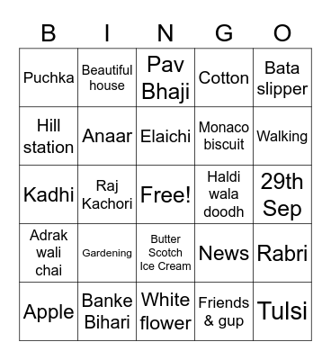65th Birthday Tambola Bingo Card