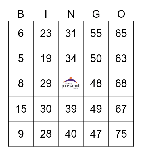 Huiskamerbingo 30 september 2021 Bingo Card