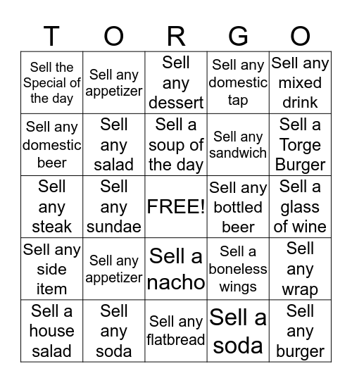 Torge's Server Bingo Card