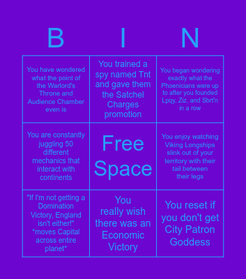 Phoenicia Main Bingo Card