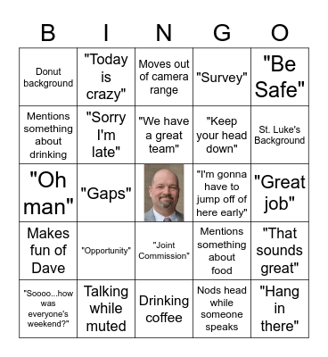 Abbey Bingo Card