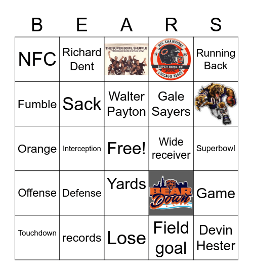 Family*Fun*Food*Football Bingo Card