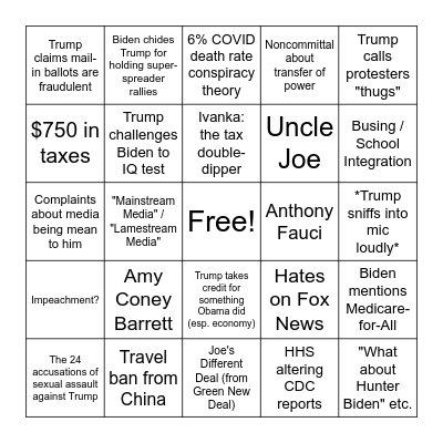 Untitled Bingo 2 Bingo Card