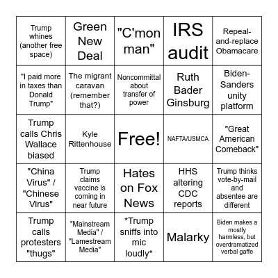 Untitled Bingo 3 Bingo Card