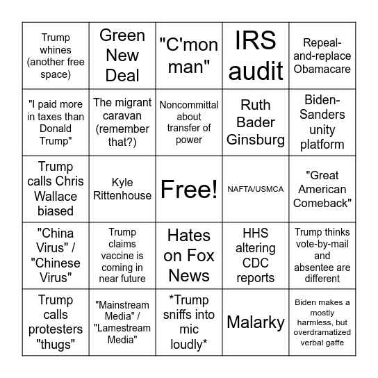 Untitled Bingo 3 Bingo Card
