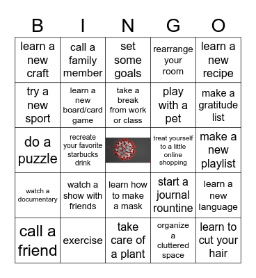 COVID-19 Bingo Card