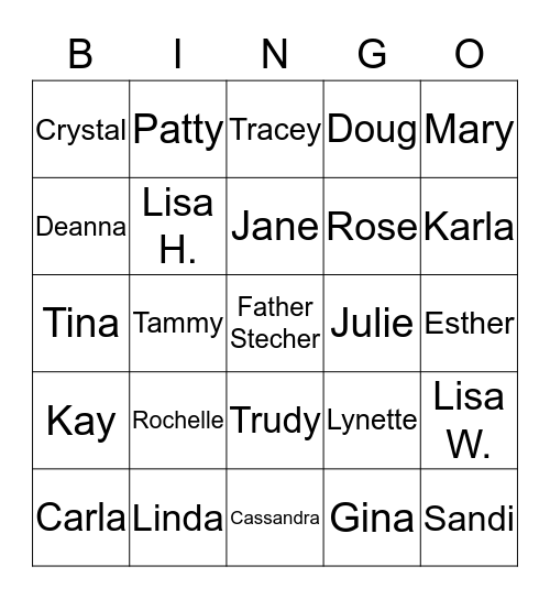 SH Christmas Bingo Card