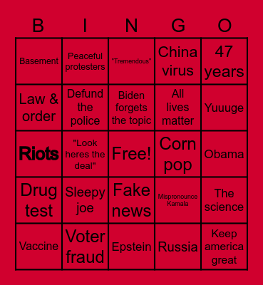 You know... the thing Bingo Card