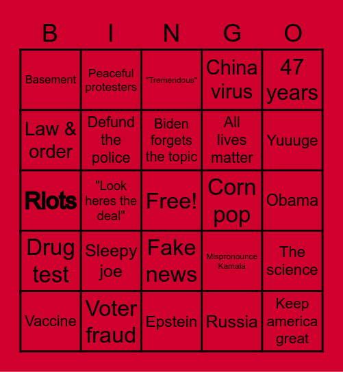 You know... the thing Bingo Card