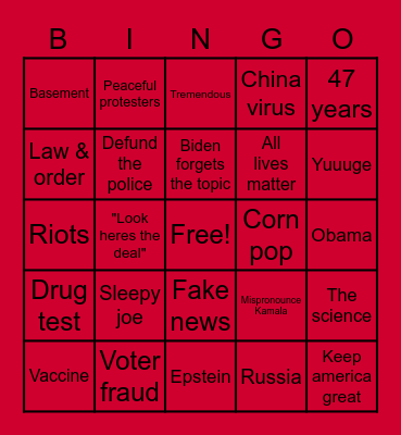 You know... the thing Bingo Card