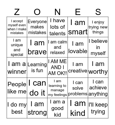 INNER COACH  Bingo Card