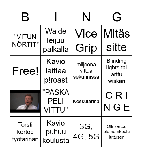 BurgerBingo Card