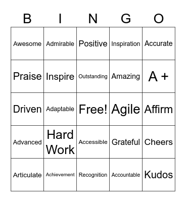 Customer Service Week Bingo! Bingo Card