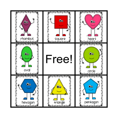 Shape Bingo Card